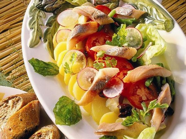 Nizza salat mit matjes